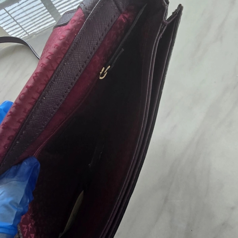 Kate Spade Leather Crossbody Handbag Women Newbury Lane Carsen Excellent - Picture 11 of 12